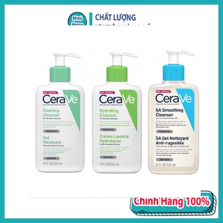Sữa rửa mặt Cerave Cleanser cho da dầu, da khô, da nhạy cảm, da mụn bản nội địa Pháp chuẩn chính hãng-Mỹ phẩm MiMi House