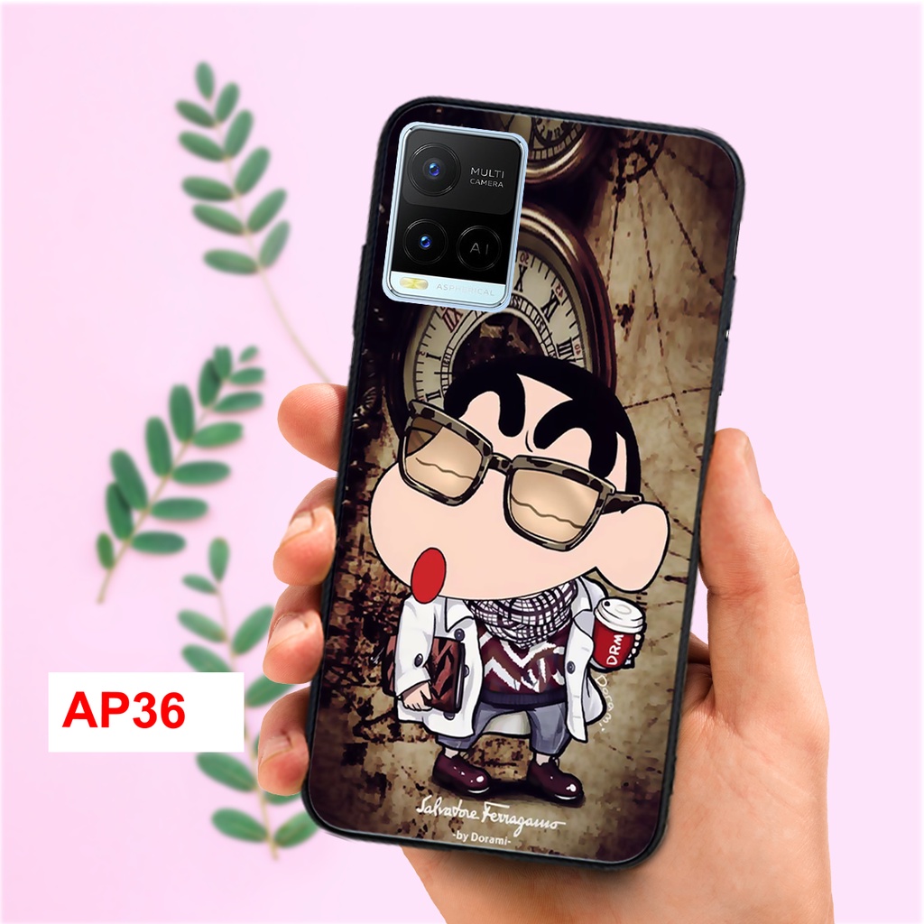 ỐP LƯNG VIVO Y21 -VIVO Y21S-VIVO V21 5G IN MẪU DOREEMON SHIN CỰC ĐẸP CUTE