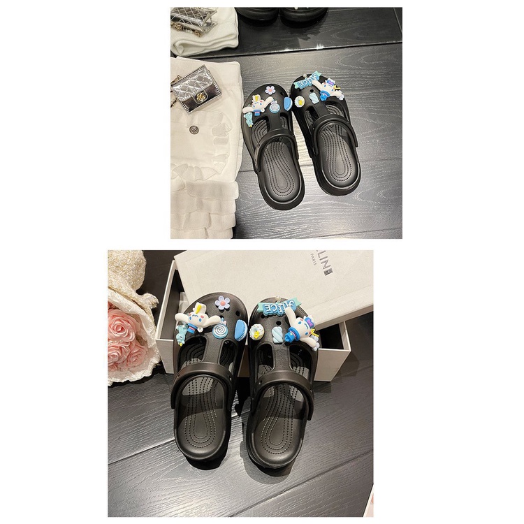 Dép sục cross hàng nâng đế kèm stick siêu xinh, siêu dáng yêu MSP: 2616-THỎ