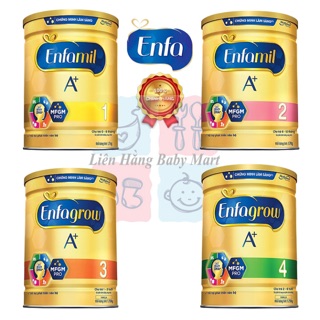 Sữa enfamil a+ đủ số 1.2.3.4