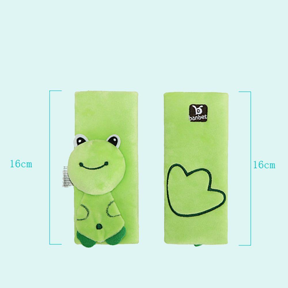 Vỏ Bọc Bảo Vệ Vai Gắn Dây Đai An Toàn Xe Đẩy Em Bé Màu Trơn Hình Sư Tử / Gấu