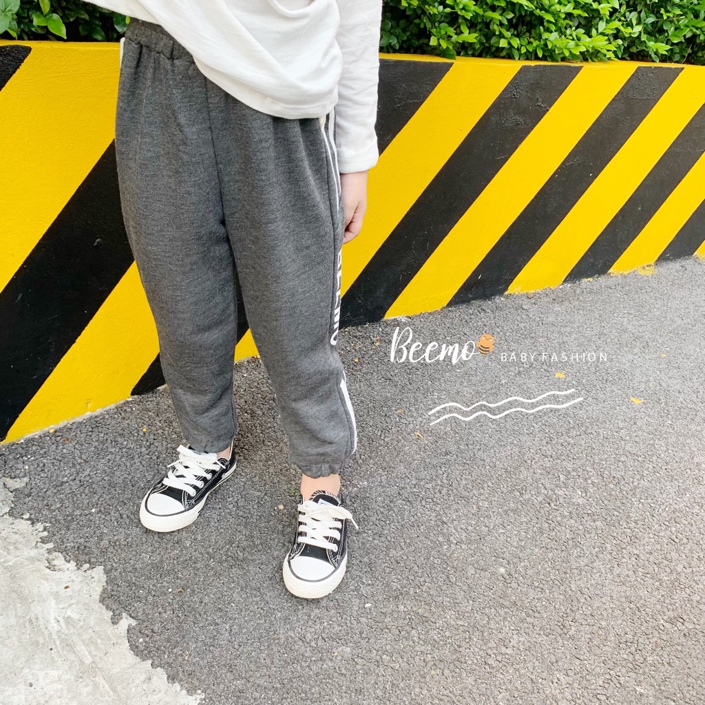 Quần dài nỉ cho bé BEEMO, Phong cách Hàn Quốc, ấm áp B204