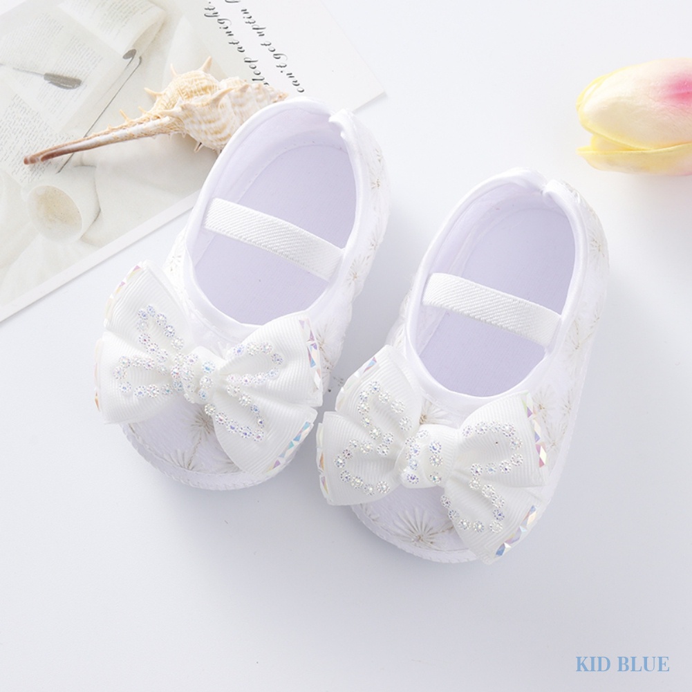 Giày búp bê đính nơ chống trượt thời trang dành cho bé