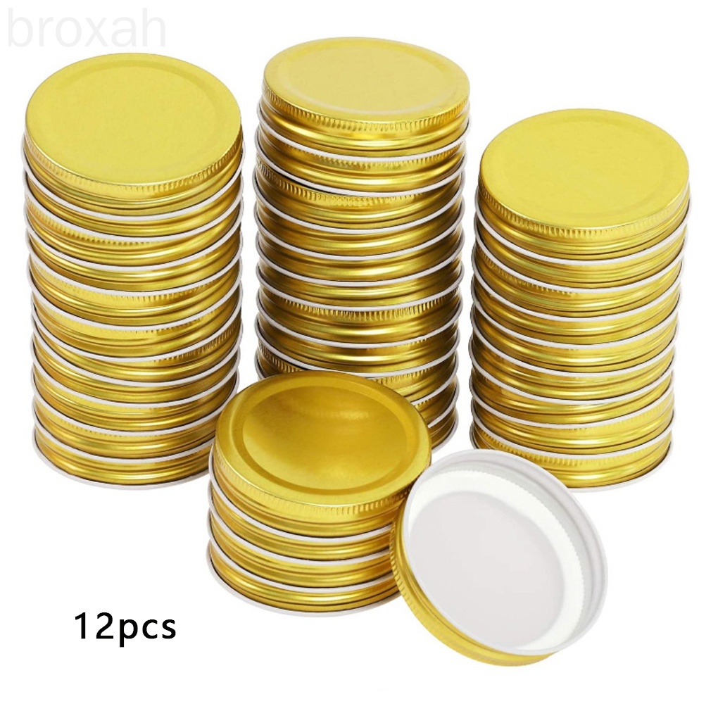 Set 12 Nắp Đậy Bình Nước 70mm Bằng Kim Loại Chống Rò Rỉ Tiện Dụng