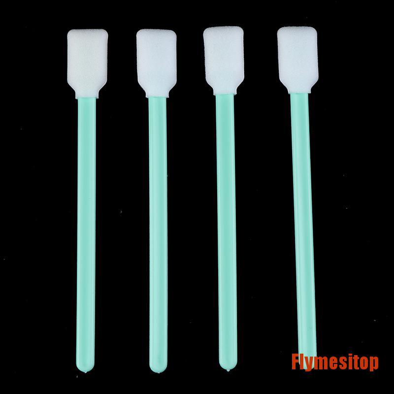 FLtop 100pc Foam Tipped Solvent Cleaning Swab Inkjet Printer Swabs Camera fast