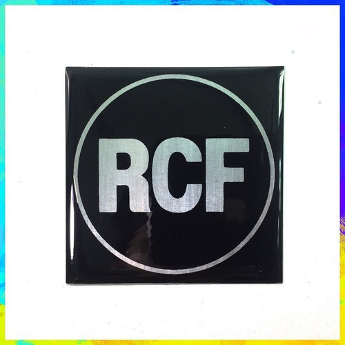 CẶP TEM DÁN THÙNG LOA LOGO RCF - GIÁ 1 CẶP