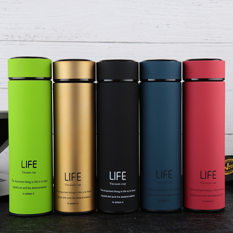 [LOGO] Bình Giữ Nhiệt Life 500ml INOX 304 Sơn Nhám Cao Cấp_ Tùy Chỉnh LOGO theo yêu cầu Q099