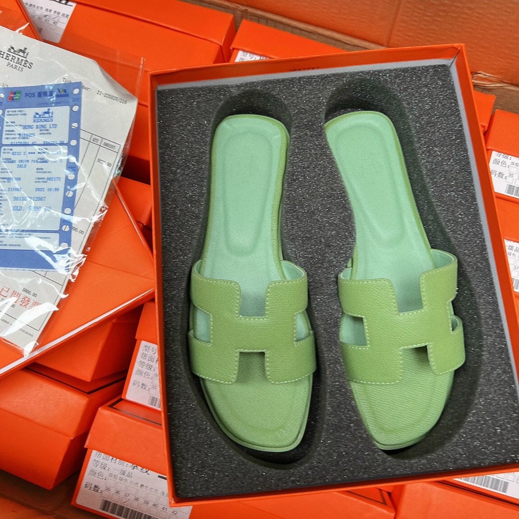 DÉP LÊ THỜI TRANG👡Dép HERMES Nữ full màu full size🍇🍇