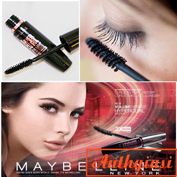 [Chính Hãng] Mascara chuốt mi Maybelline Hyper Curl Waterproof đen siêu cong dài mi | BigBuy360 - bigbuy360.vn