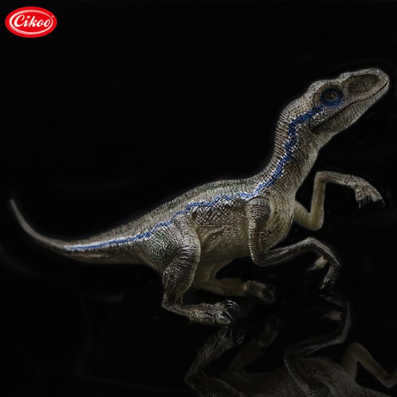 Đồ chơi mô hình khủng long siêu thực Velociraptor dáng khụy gối
