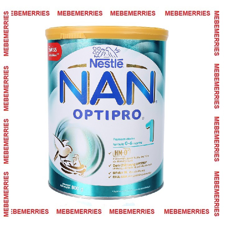 Sữa bột Nan Optipro Nga số 1 loại ,800g, hàng nhập Chính ngạch, giá tốt