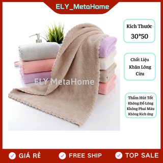 Combo 10 Khăn Mặt Hàn Quốc thấm hút mềm mịn thấm hút tốt KT 30*50cm