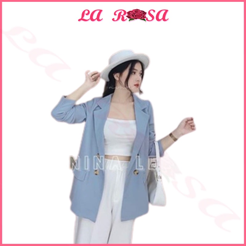 Áo Blazer 3 Màu 2 Lớp Chất Liệu Vải Tuyết Mưa Cao Cấp Mã 0519 - La Rosa | BigBuy360 - bigbuy360.vn