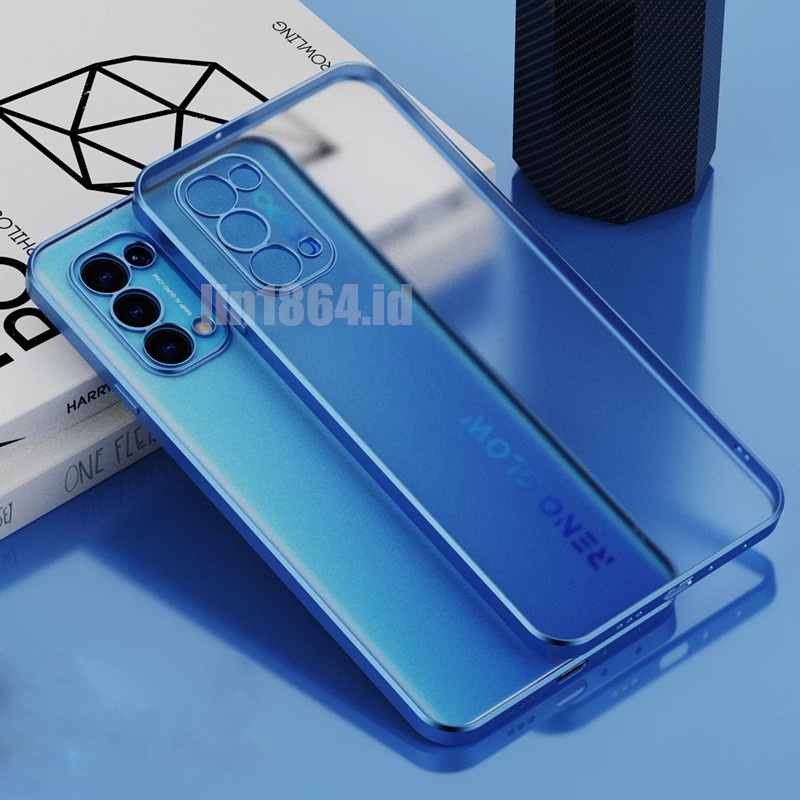 ốp lưng điện thoại mạ sang trọng tương thích Cho Oppo A94 A53 2020 A32 A12 A5 2020 A9 2020 A11K A91 A52 A15 A15S Reno5 Pro Reno6 Pro Ốp mềm silicon TPU trong suốt case