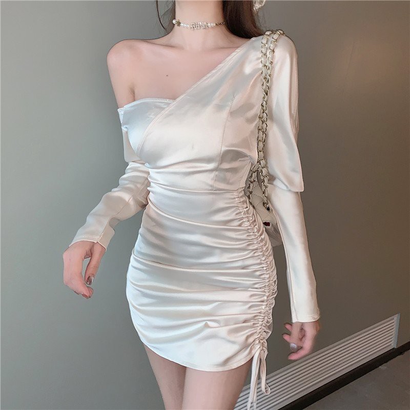 ĐẦM TRỄ VAI THIẾT KẾ TIỂU THƯ SANG CHẢNH ULZZANG - KÈM ẢNH THẬT CUỐI
