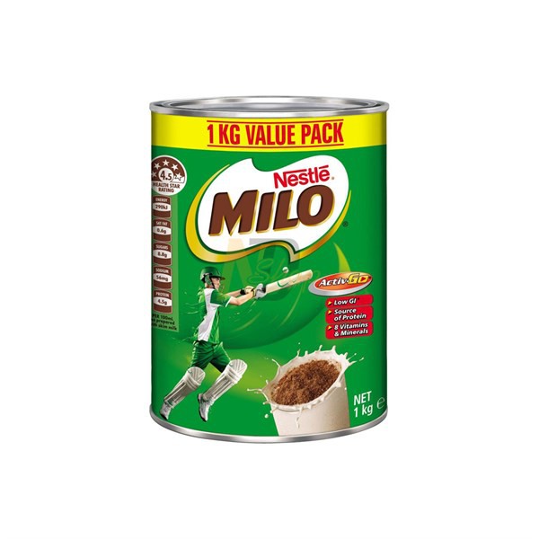 Sữa bột MILO Úc 1kg dành cho người lớn và bé trên 2 tuổi [ DATE 06/2022]