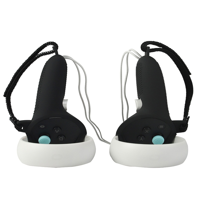 Vỏ Bọc Tay Cầm Điều Khiển Thực Tế Ảo Oculus Quest 2 VR Bằng Silicone Mềm