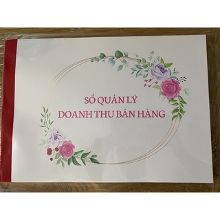 Sổ quản lý doanh thu A4