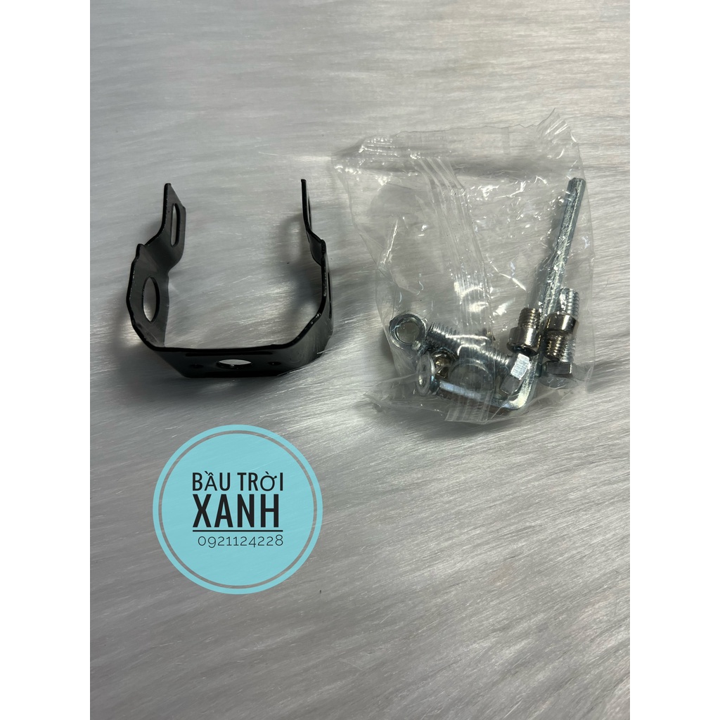 Đèn trợ sáng mini bi cầu 2 ánh sáng gắn xe máy tặng kèm công tắc