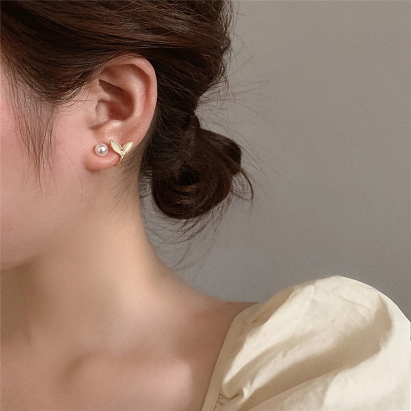 Bông Tai Ngọc Trai Hình Đuôi Nàng Tiên Cá Phong Cách Hàn Quốc Thời Trang Cho Nữ 2022 dreamdiary