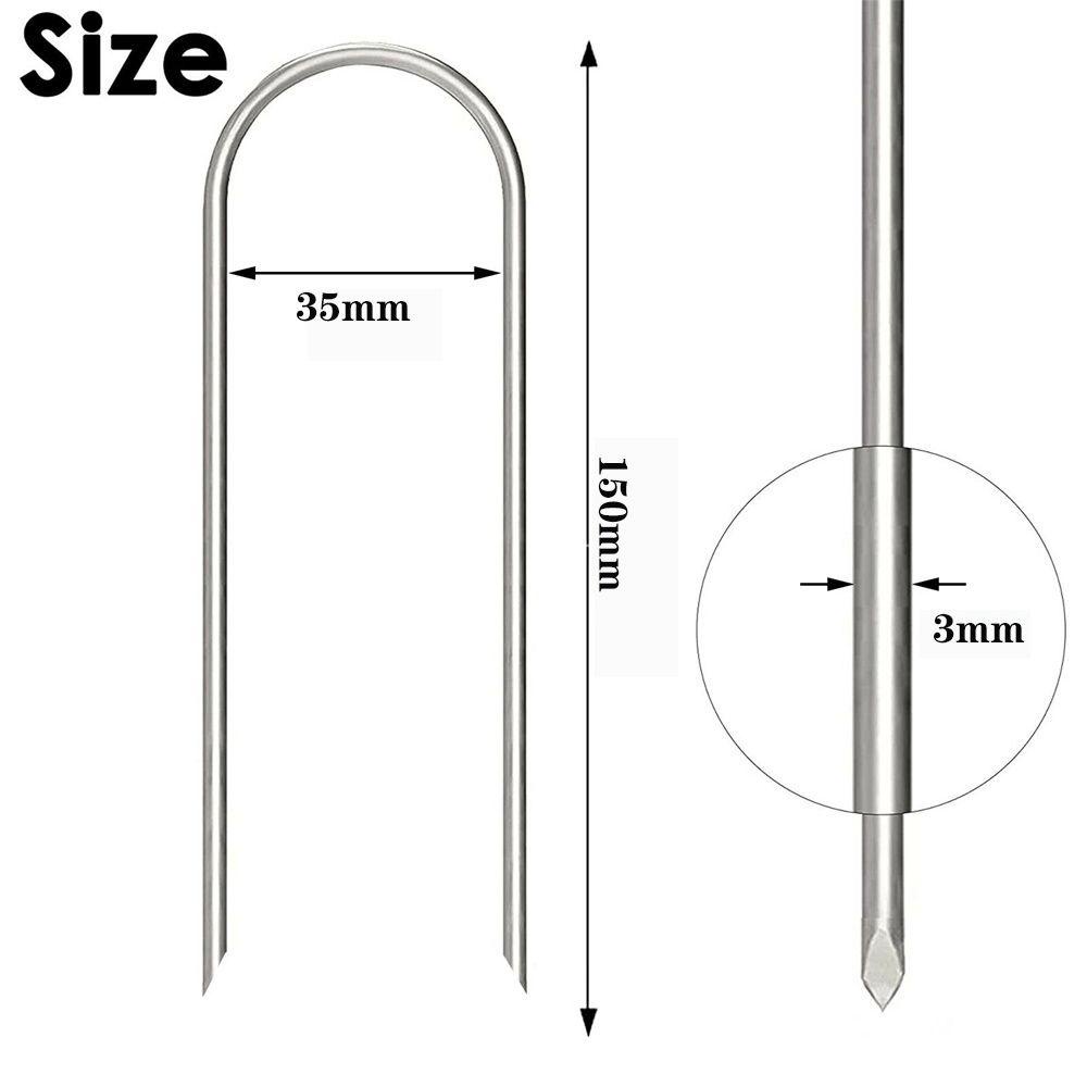 YOLA Set 6 Cọc Giăng Lều Trại Hình Chữ U Có Thể Tái Sử Dụng