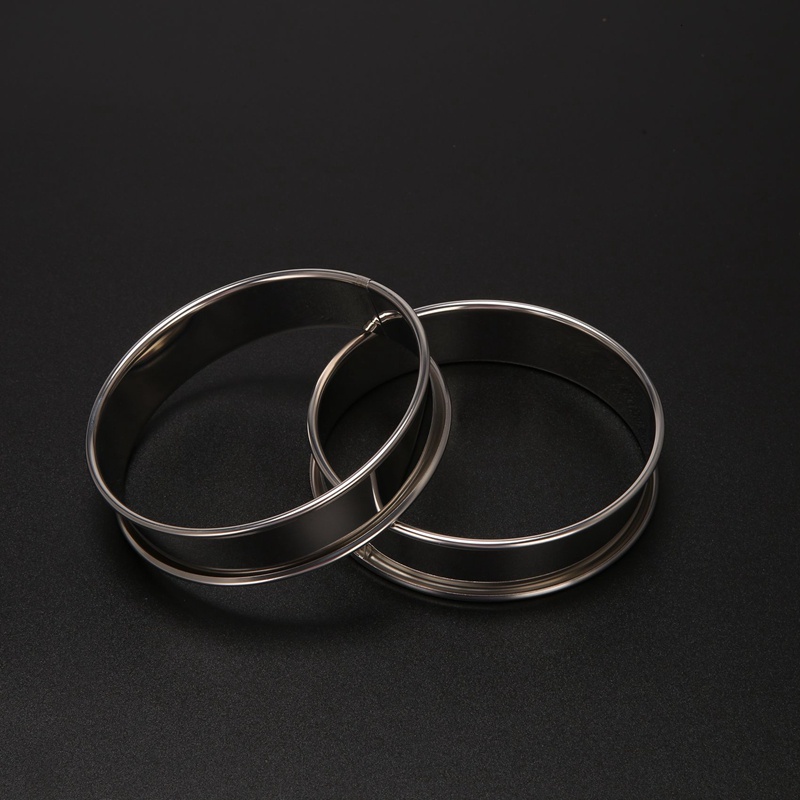 Set 10 Khuôn Làm Bánh Muffin 4 Inch Bằng Thép Không Gỉ