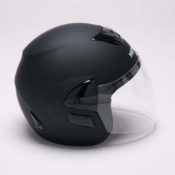 Mũ Bảo Hiểm xe máy @Honda@ đen sần Nam Nữ đều phù hợp