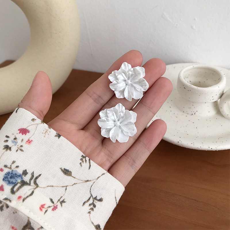 Bông tai hình hoa kiểu dáng đơn giản A620