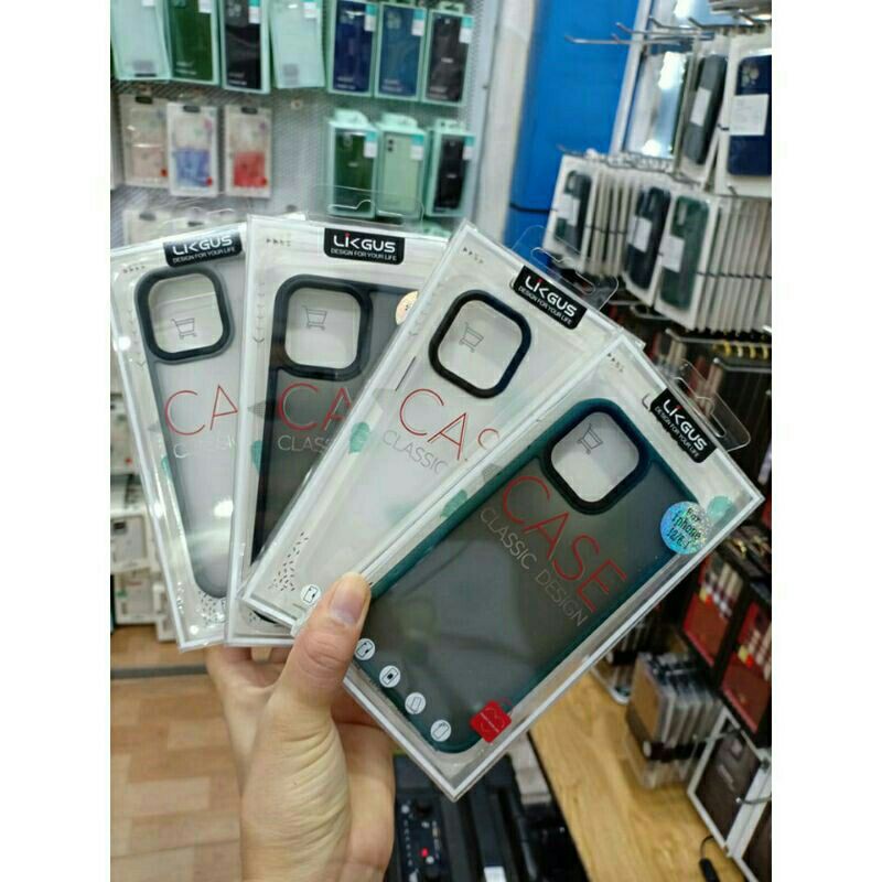 Ốp lưng LikGus nhám cho iPhone 13 pro max/13/13 pro 12 / 12 Pro / 12 Pro Max/11/11 pro/11 pro max lưng nhám mờ chống sốc