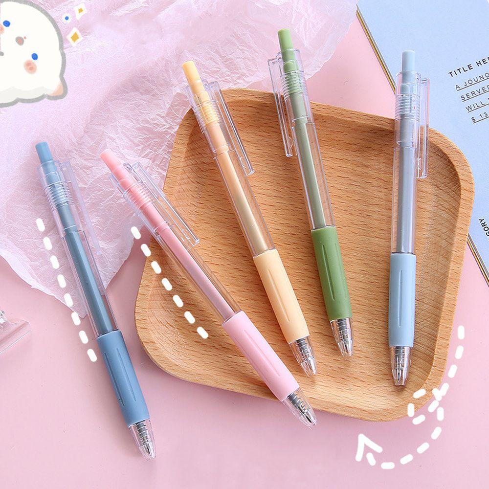 Bút Mực Gel Dạng Nhấn Mực Đen Có Thể Thu Gọn Cho Học Sinh / Văn Phòng