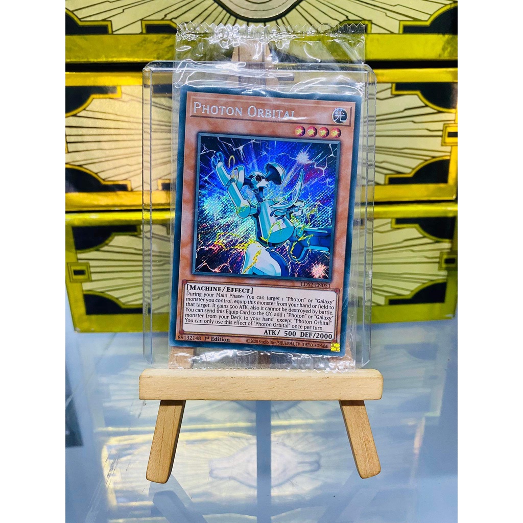 [ Dưa Hấu Yugioh ] Lá bài thẻ bài Photon Orbital (còn Seal) - Secret Rare - Tặng bọc bài nhựa bảo quản