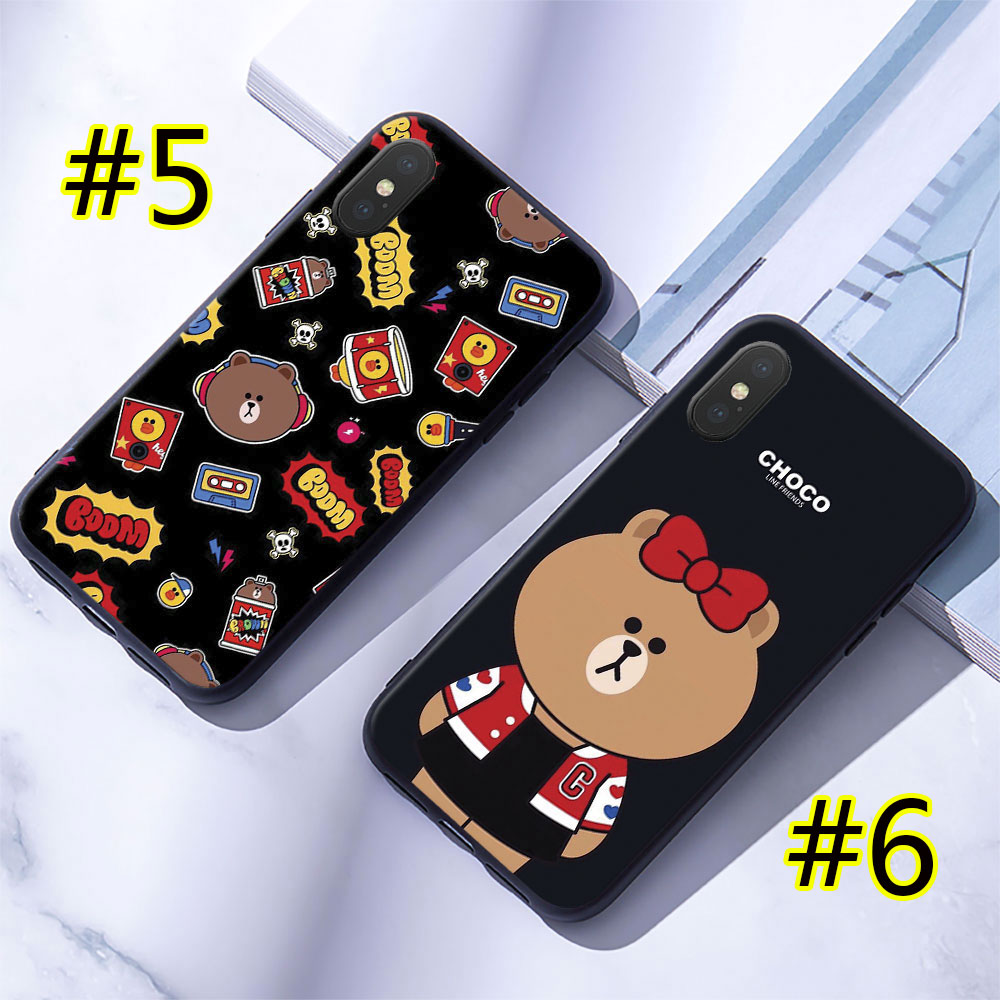Ốp Điện Thoại Mềm In Gấu Brown Cho IPhone 6 6S 7 8 Plus X XR