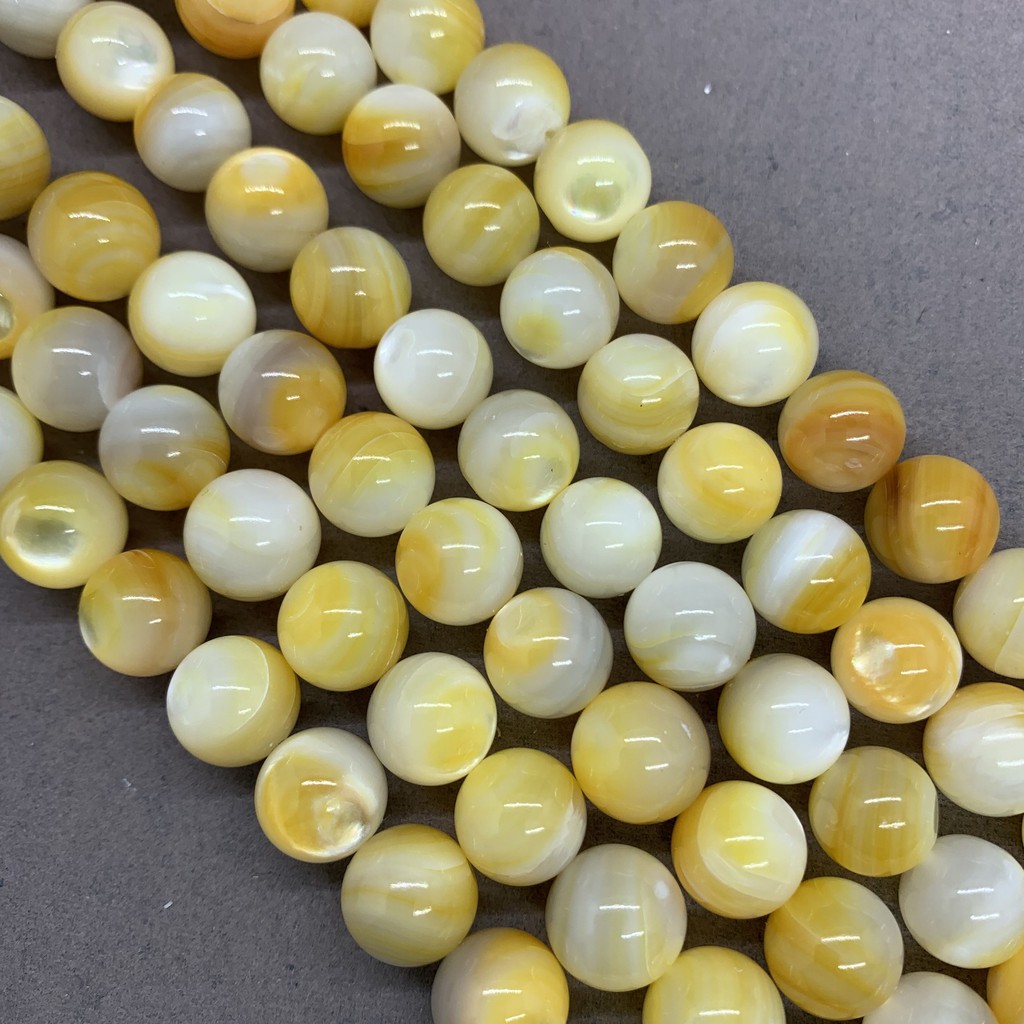Chuỗi Hạt Ngọc Trai 4-10mm Hình Bướm Vỏ Sò Vàng Tự Nhiên Dùng Làm Trang