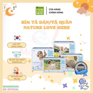 Bỉm/Tã Quần/Dán NATURE LOVE MERE (S36/M24/L22-L30/XL20/XXL18)