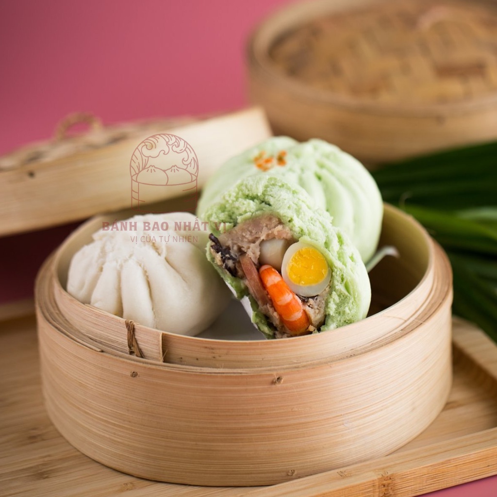 Bánh Bao Tươi Thập Cẩm Đặc Biệt Bột Lá Dứa | BigBuy360 - bigbuy360.vn