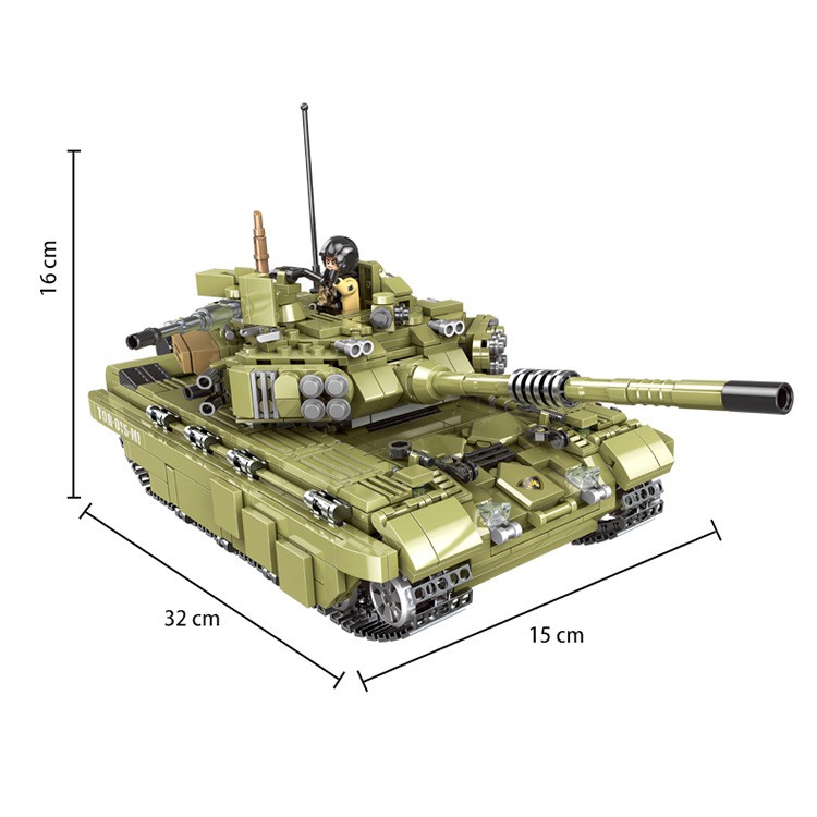 đồ chơi giáo dục Mô hình lắp ráp Xingbao 06015 Scorpio Decepticon Tank Army Tiger Tank Xe tăng quân sự