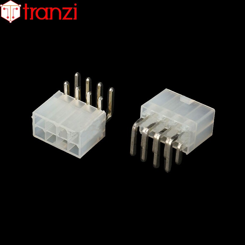 Giắc cắm header 4.2mm 5569 2x4P chân cắm cong trắng - túi 10 cái