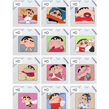 Miếng di chuột in hình CRAYON SHIN-CHAN Shin Cậu Bé Bút Chì anime chibi miếng kê chuột miếng lót chuột nhiều mẫu