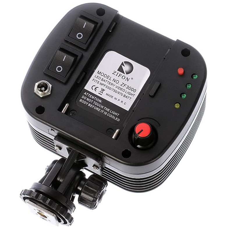 Đèn Led ZIFON ZF3000 dùng cho chụp ảnh, quay phim - kèm pin và sạc
