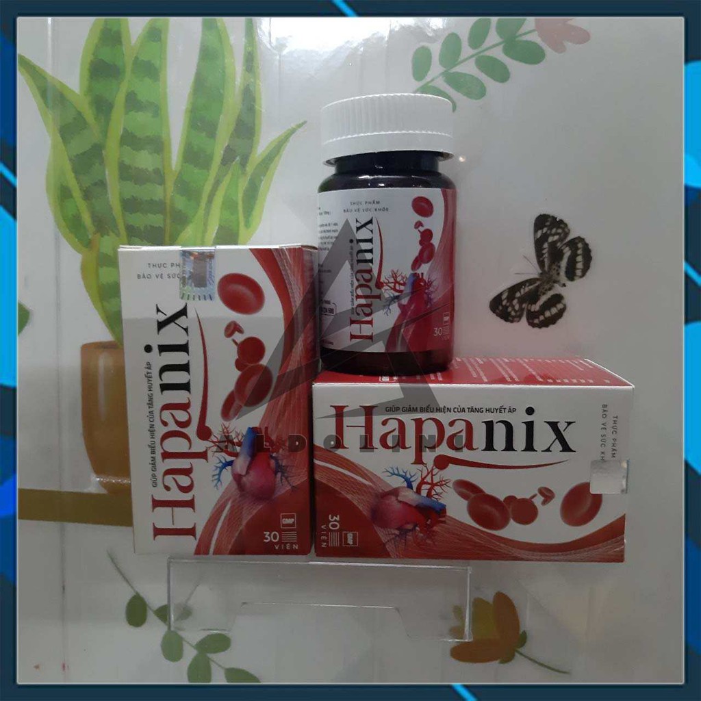 VIÊN UỐNG HAPANIX - Hỗ Trợ ổn Định Huyết Áp Giảm Nguy Cơ Đột Quỵ Thành Phần Tự Nhiên An Toàn - CHÍNH HÃNG HỘP 30 VIÊN | BigBuy360 - bigbuy360.vn