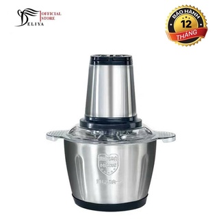 Máy xay thịt cối yoice inox 4 lưỡi dao siêu sắc dung tích 2 lít - máy xay tỏi ớt bảo hành 6 tháng