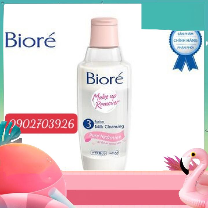 Sữa Tẩy Trang Biore 3 Fusion Milk Cleansing Acne&amp; Pore Care 3 Lớp🥑🥑🥑 Sạch Sâu Ngừa Mụn 300ml -sạch nhờn -không bị khô da