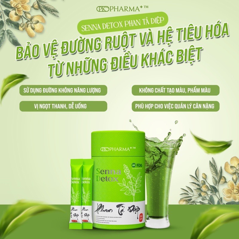 Phan Tả Diệp Senna Detox Thải Độc Ruột Dr Lacir Hàng Chính Hãng