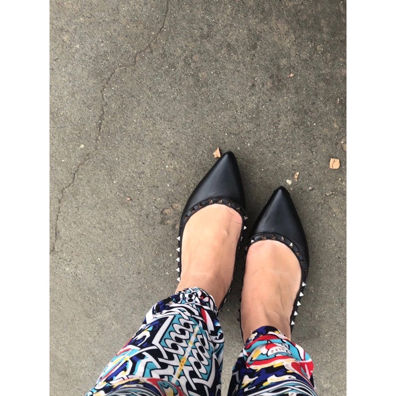 Giầy Bệt Mũi Nhọn Đính Đinh, | BigBuy360 - bigbuy360.vn