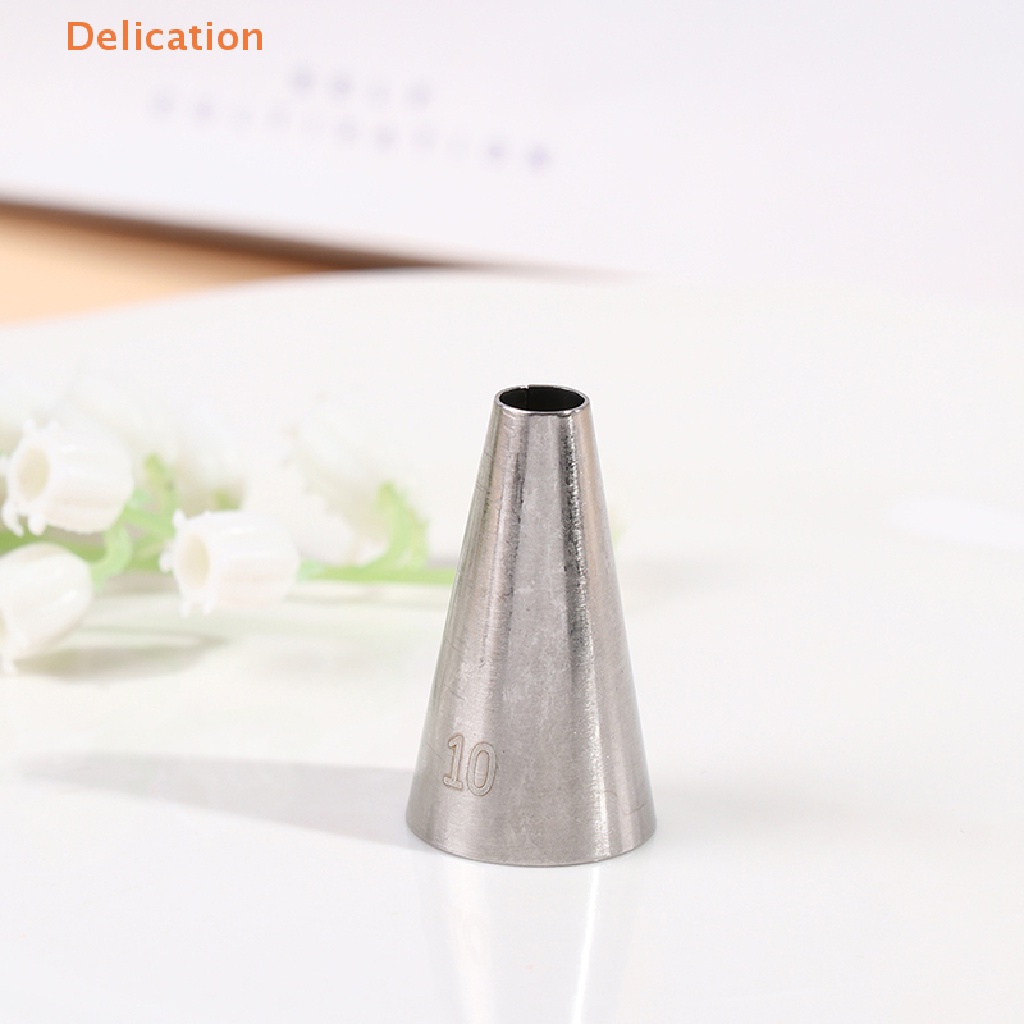 [Delication] #10 Đuôi Bắt Bông Kem Trang Trí Bánh Bằng Thép Không Gỉ
