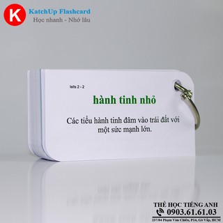 Bộ KatchUp Flashcard IELTS A - High Quality - Trắng (02AT)