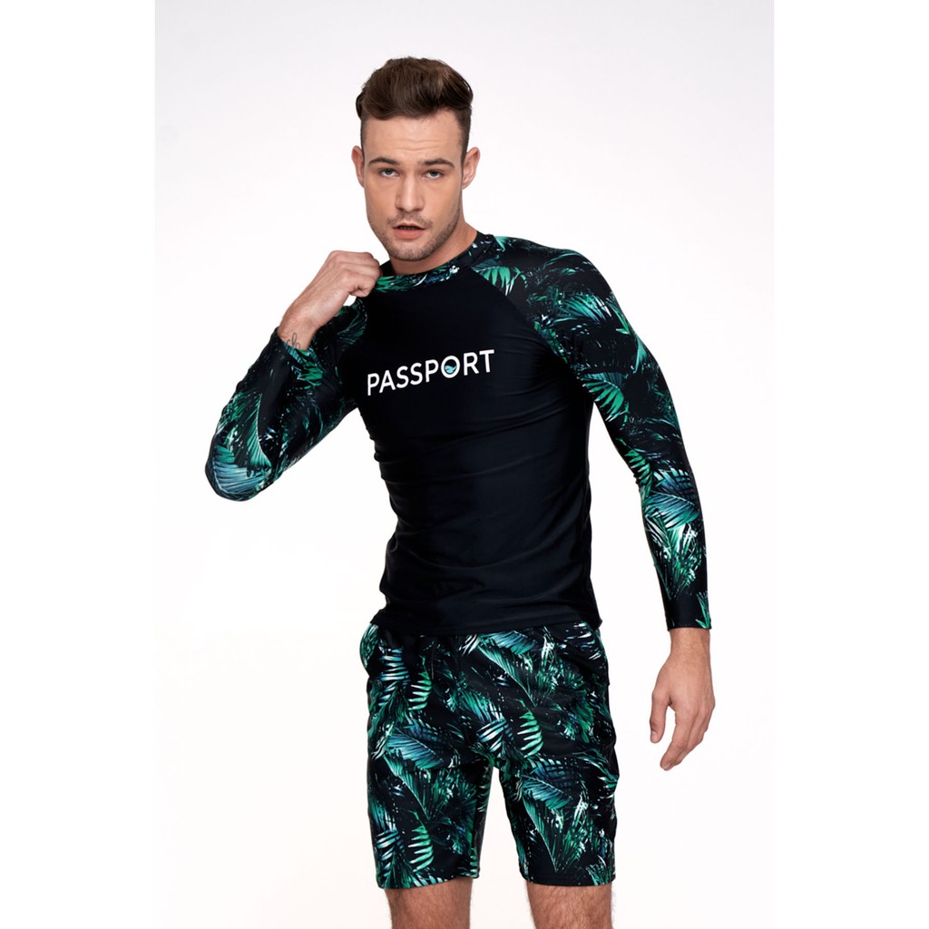 Quần bơi Nam BIKINI PASSPORT kiểu dáng Dài- màu Xanh lá cây - BS379_GN | BigBuy360 - bigbuy360.vn