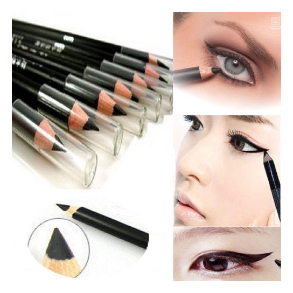 Bút Kẻ Mắt Màu Đen Mềm Mượt Chống Thấm Nước Lâu Trôi Trang Điểm Làm Đẹp Thời Trang Cho Nữ