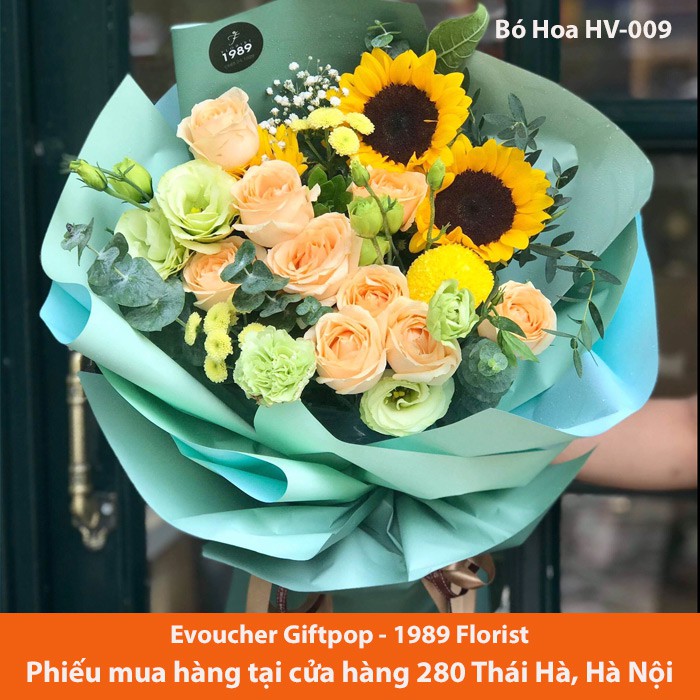 Hà Nội [Evoucher] Phiếu mua BÓ HOA HV-015 tại cửa hàng hoa 1989 FLORIST