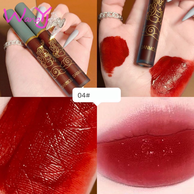 Set 4 Son Môi Dưỡng Ẩm Không Dính Cốc Màu Sắc Nhung Mịn